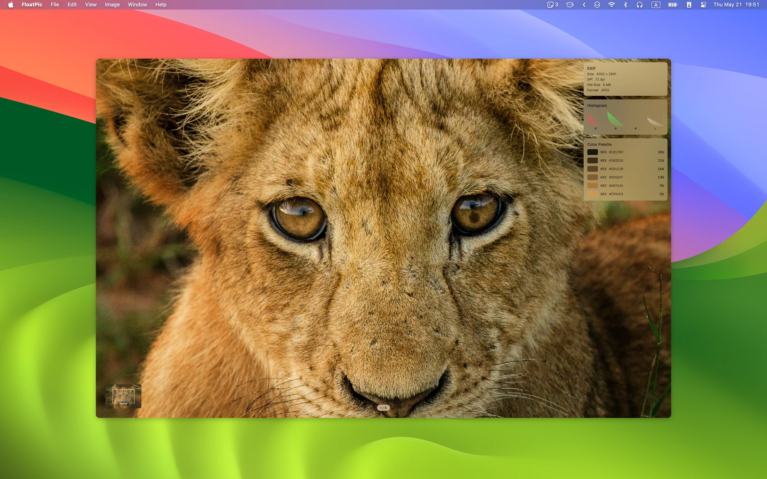 FloatViewer app screenshot