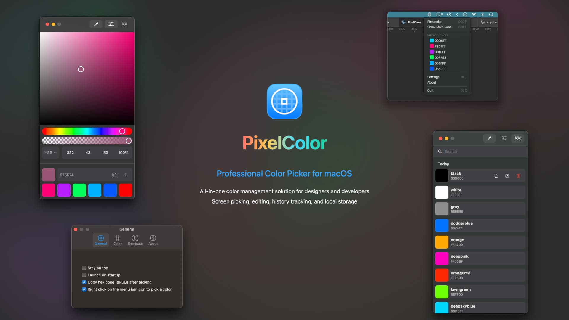 PixelColor app screenshot