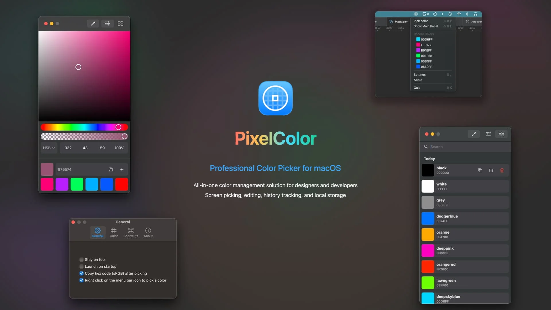 PixelColor app screenshot