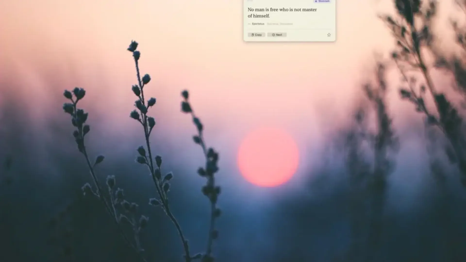 QuoteBar app screenshot