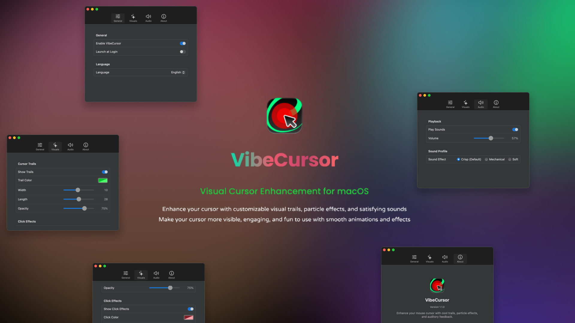 VibeCursor app screenshot